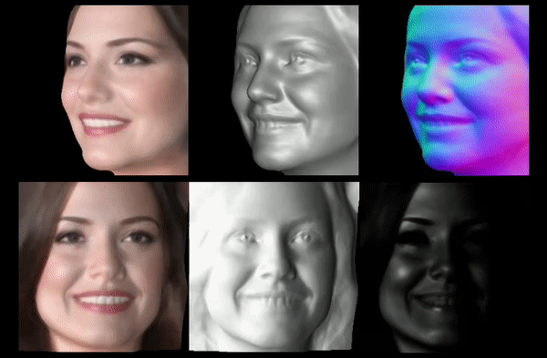 Teaser for GAN2X: Non-Lambertian Inverse Rendering of Image GANs