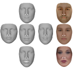 Teaser for Learning Complete 3D Morphable Face Models from Images and Videos