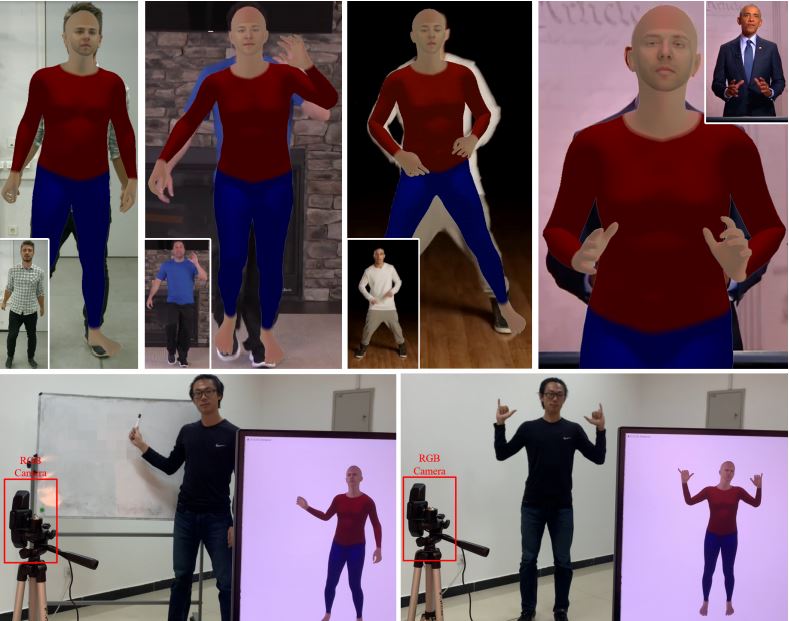 Teaser for Monocular Real-time Full Body Capture with Inter-part Correlations